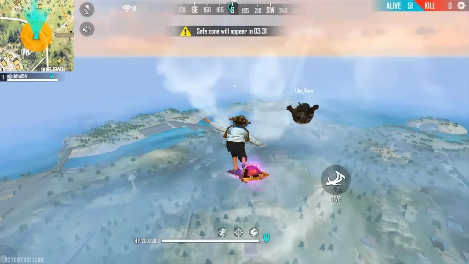Free Fire 2018 classic lobby screenshot